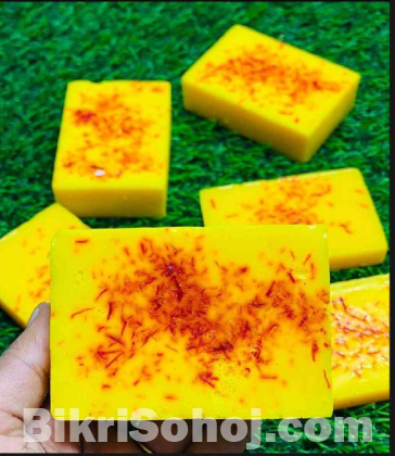 Saffron soap